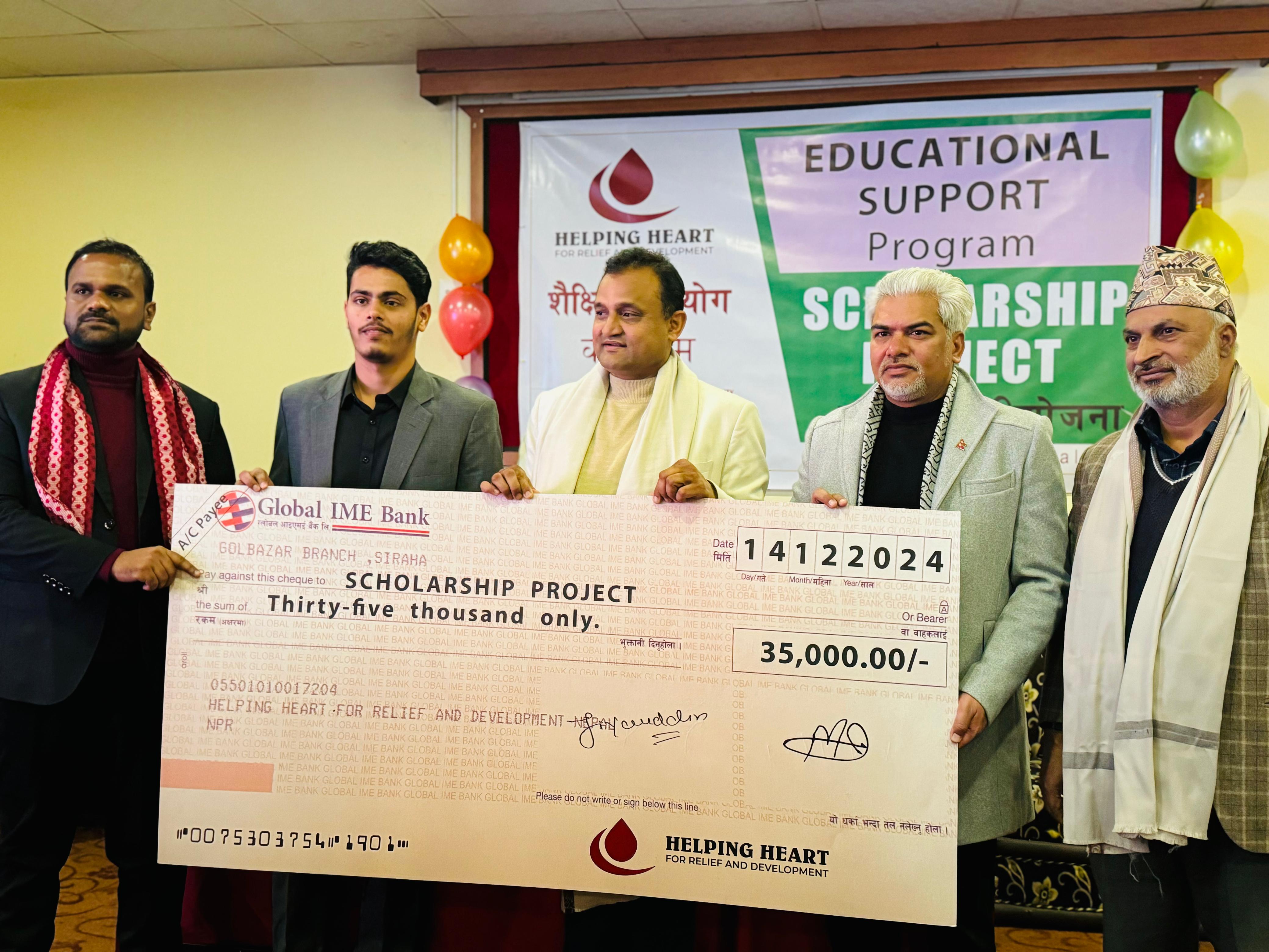 Empowering Futures: Helping Heart Nepal Awards Scholarships to 38 Deserving Students