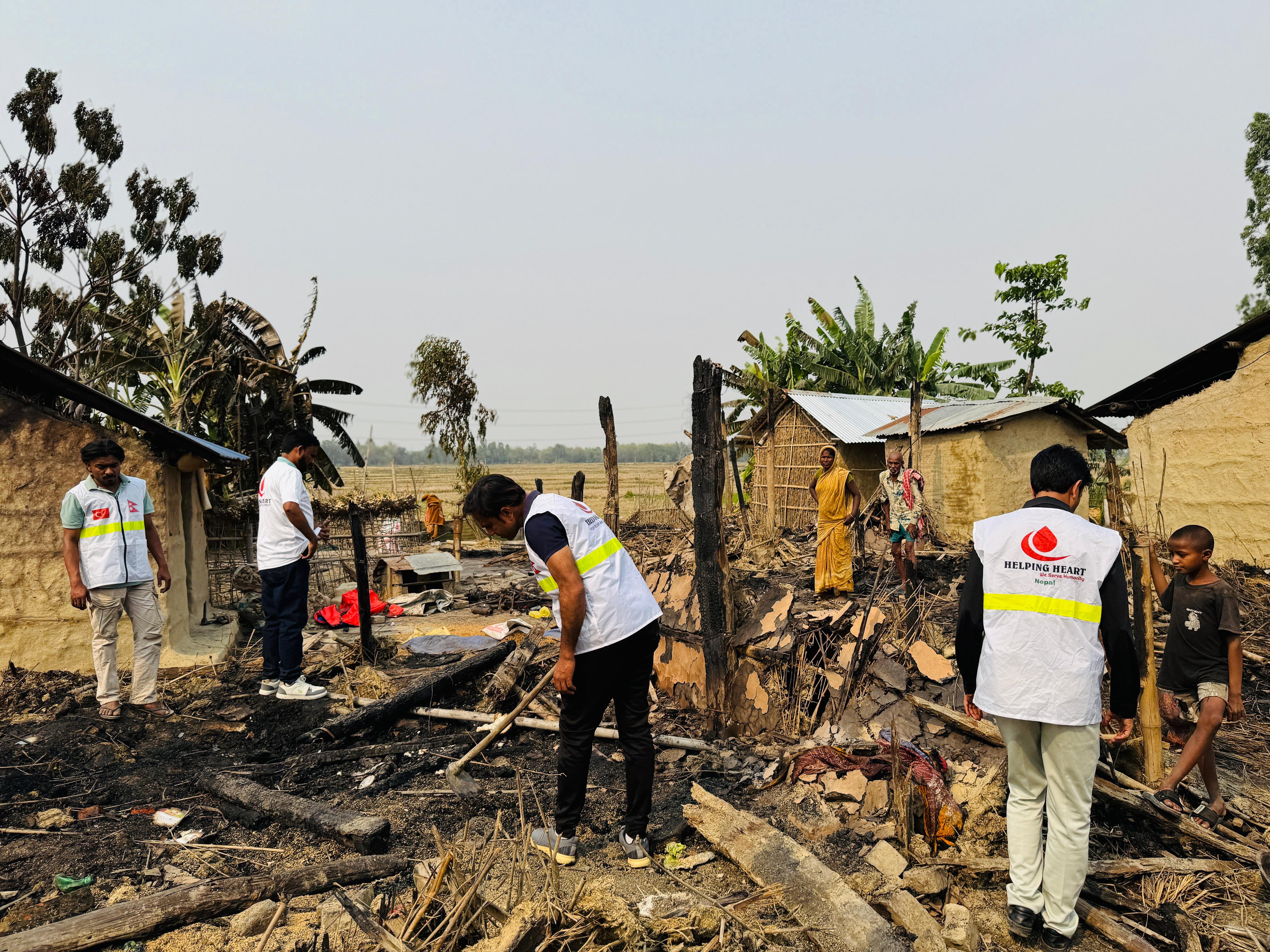 Rise from the Ashes: Emergency Relief for Sunsari and Lahan Fire Victims