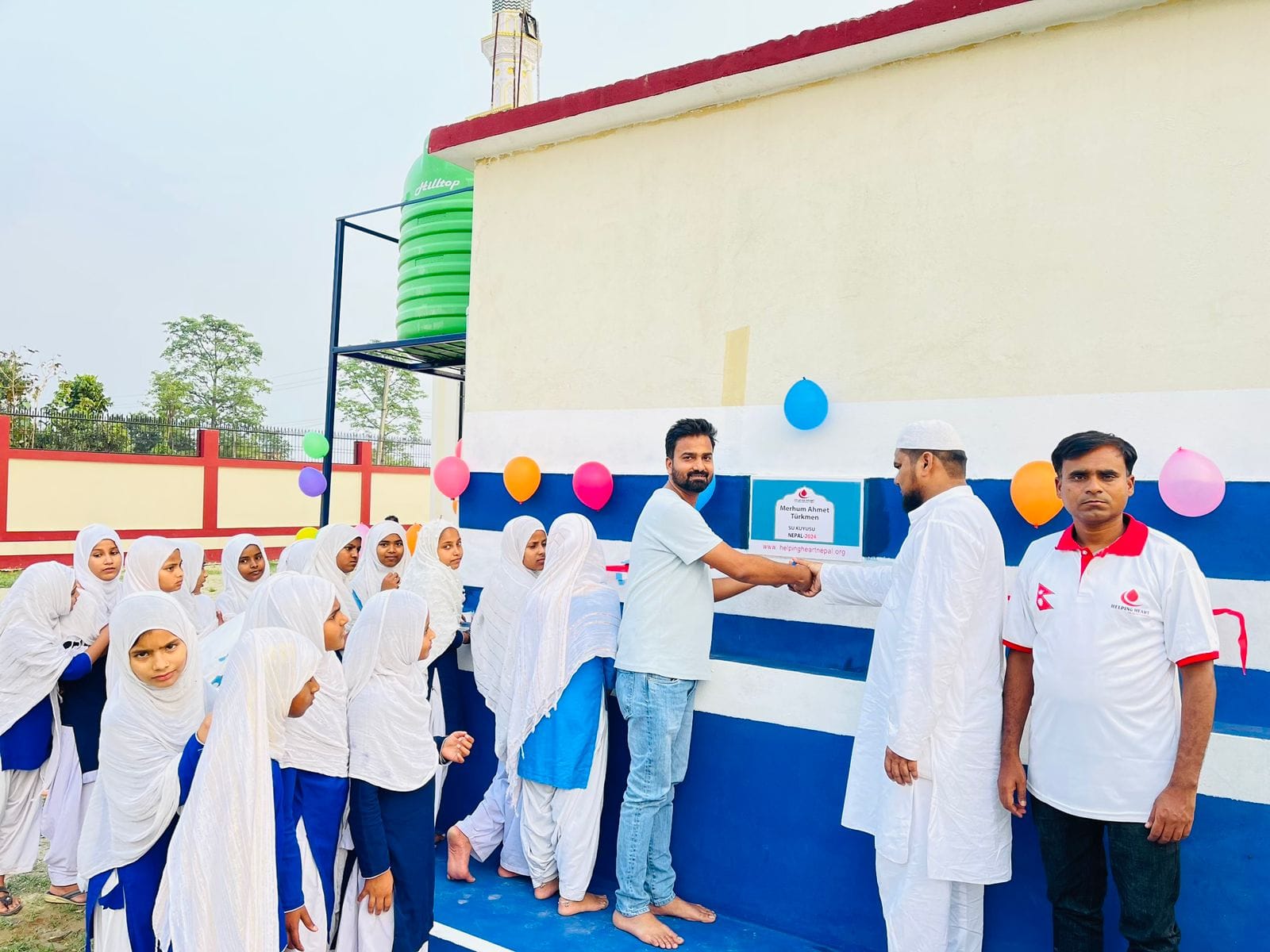 HHN handed over the WASH project in Girls School