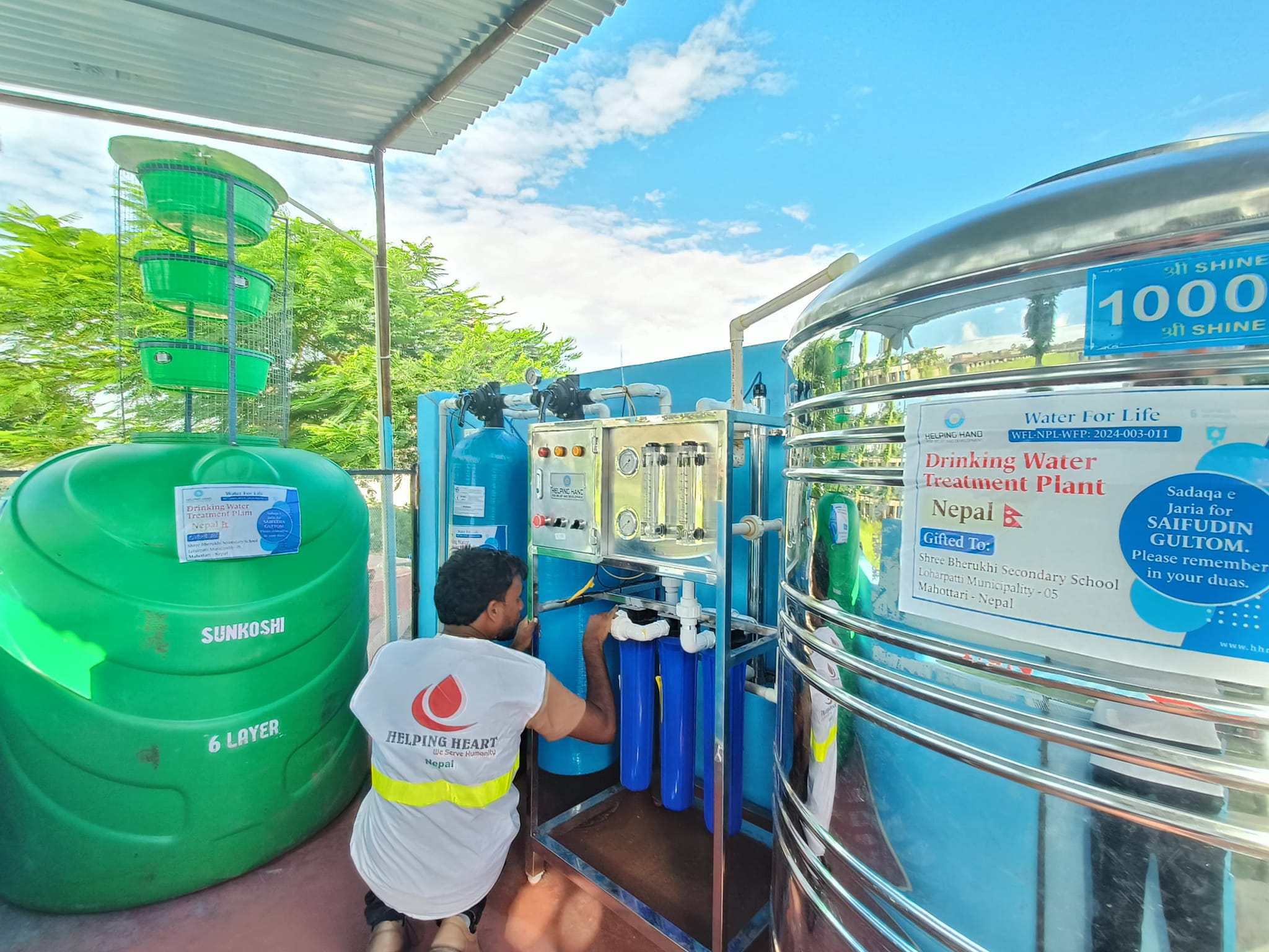 Handing Over of Drinking Water Treatment Plant
