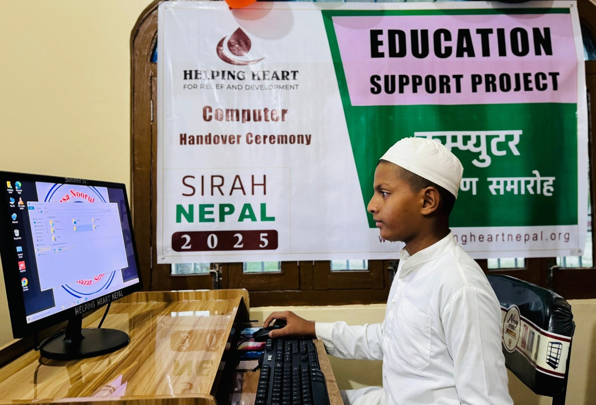 Helping Heart Nepal Sets Up First Computer Lab at Century-Old Institution, Opening New Pathways for Underserved Students